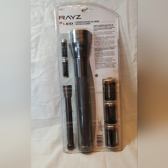 Rayz 30 LED Flashlight (45 Lumens) and Aluminum Mini-Flashlight, NIB, 769812 - Picture 4 of 6